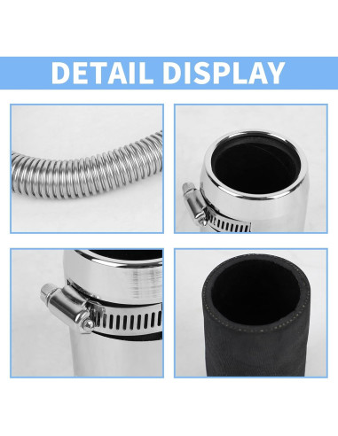 Manguera Flexible de Radiador EZPROIT 1.65 kg Acero Inoxidable