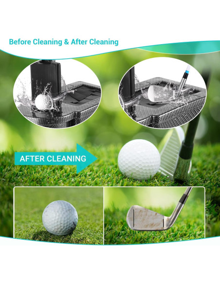 Kit de Lavado de Pelotas y Palos de Golf 10L0L - Portátil y Ecológico