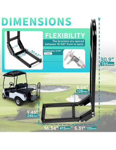 Barra de Agarre de Seguridad ECOTRIC para Carrito de Golf 2