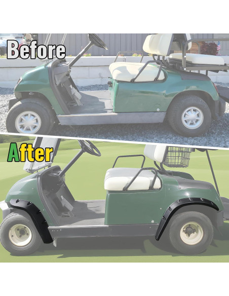 Extensiones de Guardabarros Yamaha G14 G16 G19 G20 G22 - 4PCS