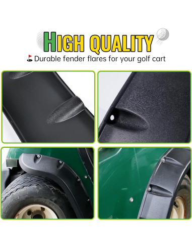 Extensiones de Guardabarros Yamaha G14 G16 G19 G20 G22 - 4PCS