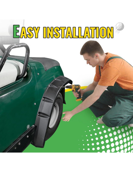 Extensiones de Guardabarros Yamaha G14 G16 G19 G20 G22 - 4PCS