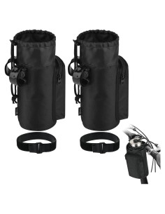 Soporte Botella Bicicleta Cosmos BIKE-BOT-BAG 2 Pcs Negro