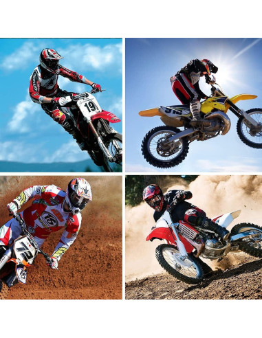 Gafas de Motocross LMAVAG 2 Pack UV400 Anti-vaho