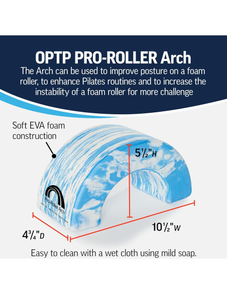OPTP PRO-ROLLER Arco - Soporte para Rodillo de Espuma 6"