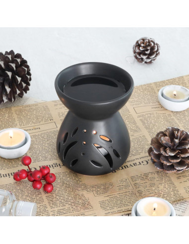 Juego de 2 quemadores de aceite esencial ComSaf cerámica 90ml