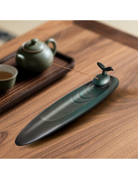 Soporte de Incienso Belsea Mariposa Cerámica Minimalista 22.86 cm