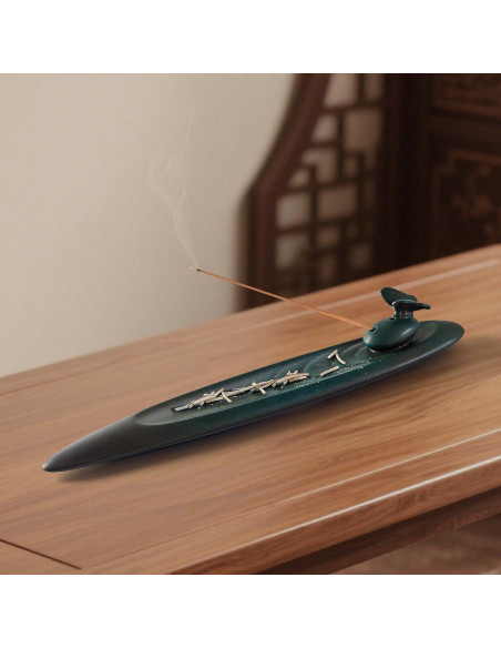 Soporte de Incienso Belsea Mariposa Cerámica Minimalista 22.86 cm