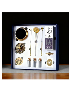 Kit de quemador de incienso XINGZUAN con polvo de sándalo y agarwood