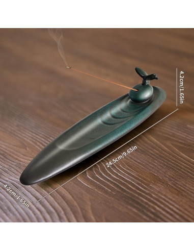 Soporte de Incienso Belsea Mariposa Cerámica Minimalista 22.86 cm