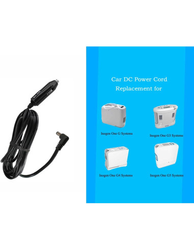 Adaptador de Coche 12V UpBright para Inogen One G3 G4 G5