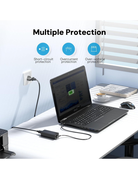 Cargador USB-C 65W DONGERDI para Laptops Asus y Chromebook