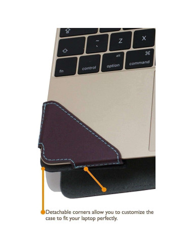 Funda de Cuero Púrpura Broonel para Jumper EZbook A5 14"