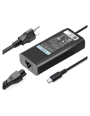 Cargador USB-C 65W Dell Adaptador de Corriente para Laptop