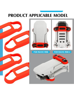 Funda de Soporte para Hélices Hungdao Mini 2 SE - Silicona Roja 2