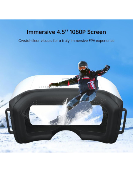 Gafas FPV CADDXFPV L - Pantalla 1080p 4.5" Inmersiva