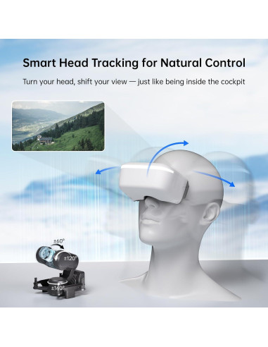 Gafas FPV CADDXFPV L - Pantalla 1080p 4.5" Inmersiva