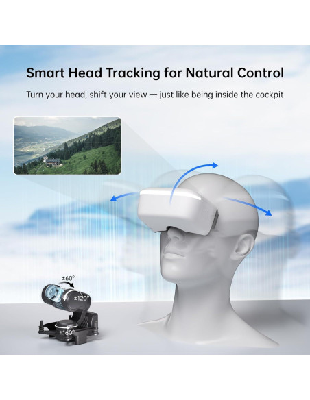 Gafas FPV CADDXFPV L - Pantalla 1080p 4.5" Inmersiva