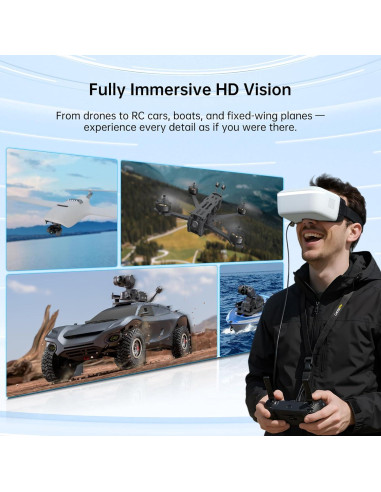 Gafas FPV CADDXFPV L - Pantalla 1080p 4.5" Inmersiva