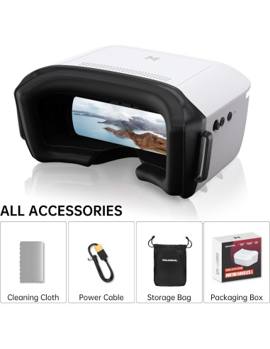 Gafas FPV CADDXFPV L - Pantalla 1080p 4.5" Inmersiva