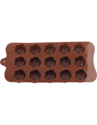 4 Moldes de Silicona para Chocolate YIMINGMOLD Flores