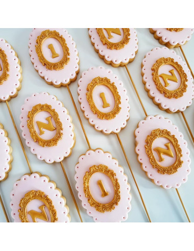 4 Moldes de Silicona para Marco de Foto JJUNW - Rosa