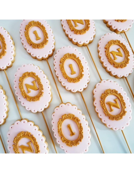 4 Moldes de Silicona para Marco de Foto JJUNW - Rosa