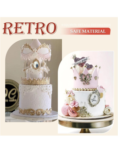 4 Moldes de Silicona para Marco de Foto JJUNW - Rosa