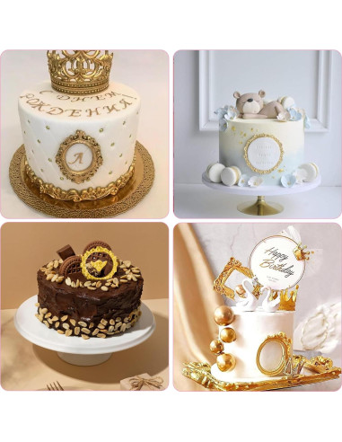 4 Moldes de Silicona para Marco de Foto JJUNW - Rosa