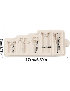 Molde de Silicona para Caja de Regalo QDMOLDS 25x17 cm 2