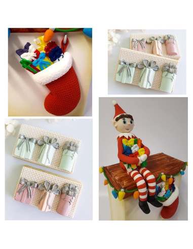 Molde de Silicona para Caja de Regalo QDMOLDS 25x17 cm