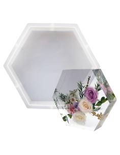 Moldes de Silicona Hexagonales Grandes Reicyfang para Resina