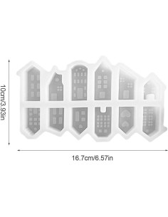 Molde de Silicona 3D para Velas Zenarao - 12 Piezas 2