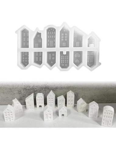 Molde de Silicona 3D para Velas Zenarao - 12 Piezas