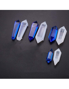 Moldes de Silicona Daimay para Joyería - 4 Piezas Translúcidos 2