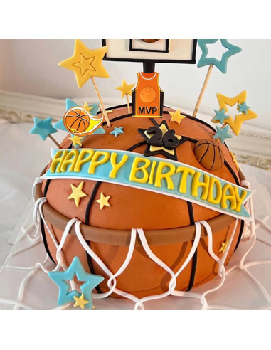 Molde de Silicona para Fondant Baloncesto QDMOLDS 8x8 cm