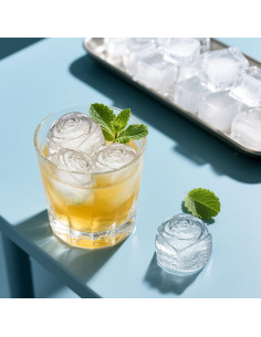 Molde de Hielo Rosa de Silicona SIQINZONGWA 4 Cavidades 2