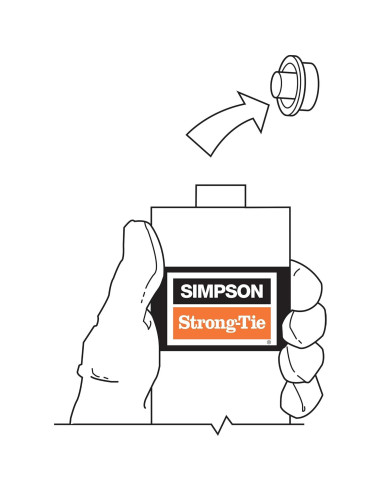 Epoxi inyectable Simpson Strong-Tie Crack-Pac 266 ml