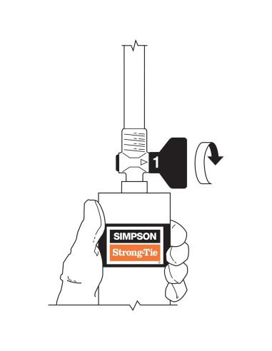 Epoxi inyectable Simpson Strong-Tie Crack-Pac 266 ml