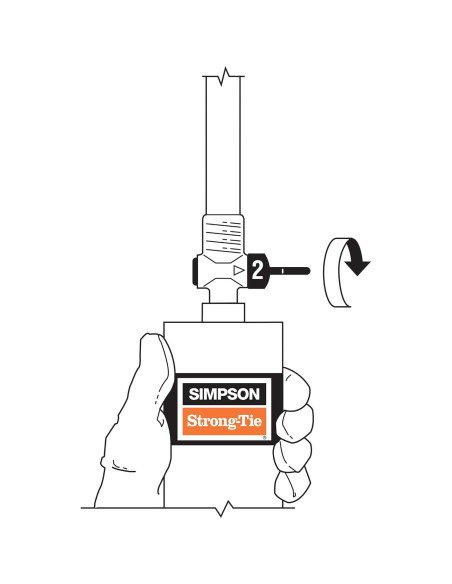 Epoxi inyectable Simpson Strong-Tie Crack-Pac 266 ml