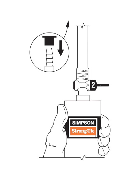 Epoxi inyectable Simpson Strong-Tie Crack-Pac 266 ml
