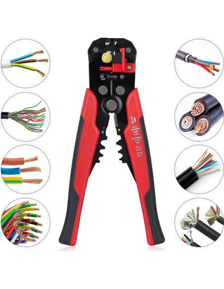 Pelacables 3 en 1 LSLANSOON Autoajustable 10-24 AWG 325g