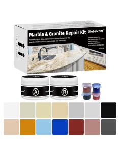 Kit de Reparación de Mármoles y Granitos Globalcom 4 Colores