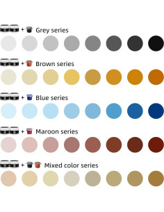 Kit de Reparación de Mármoles y Granitos Globalcom 4 Colores 2