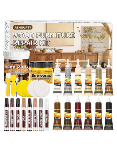 Kit de Reparación de Madera Hangzhou - 12 Colores Relleno