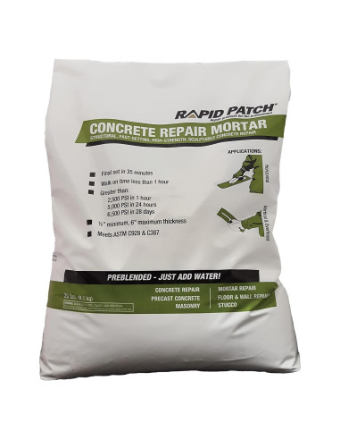Mortero de Reparación de Concreto TCC Materials 9.07 kg Secado Rápido