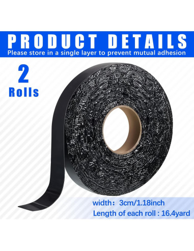 Cinta de Relleno de Grietas de Asfalto Fabbay 2 Rollos 15.24m