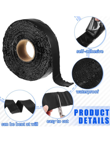 Cinta de Relleno de Grietas de Asfalto Fabbay 2 Rollos 15.24m