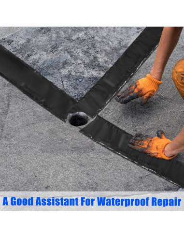 Cinta de Relleno de Grietas de Asfalto Fabbay 2 Rollos 15.24m