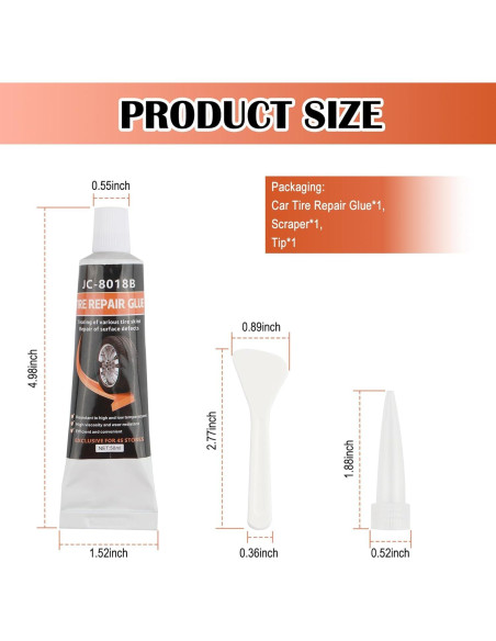 Pegamento Figpade para Reparar Neumáticos de Coche 50ml